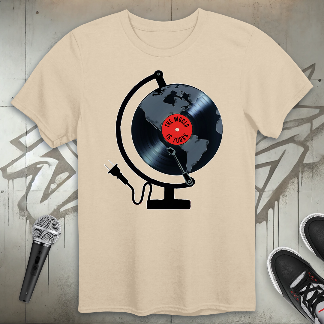 World Turntable T-Shirt