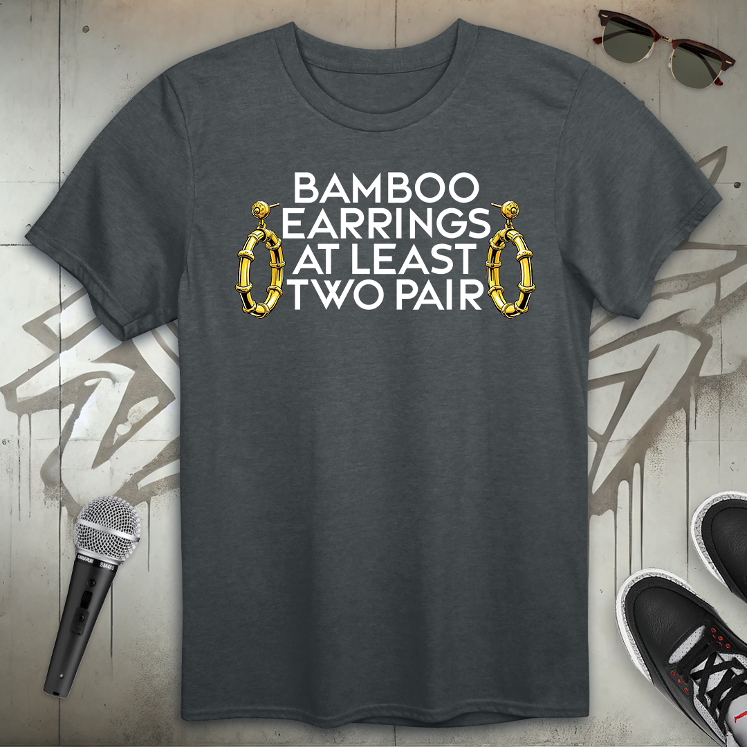 Bamboo Earrings T-Shirt
