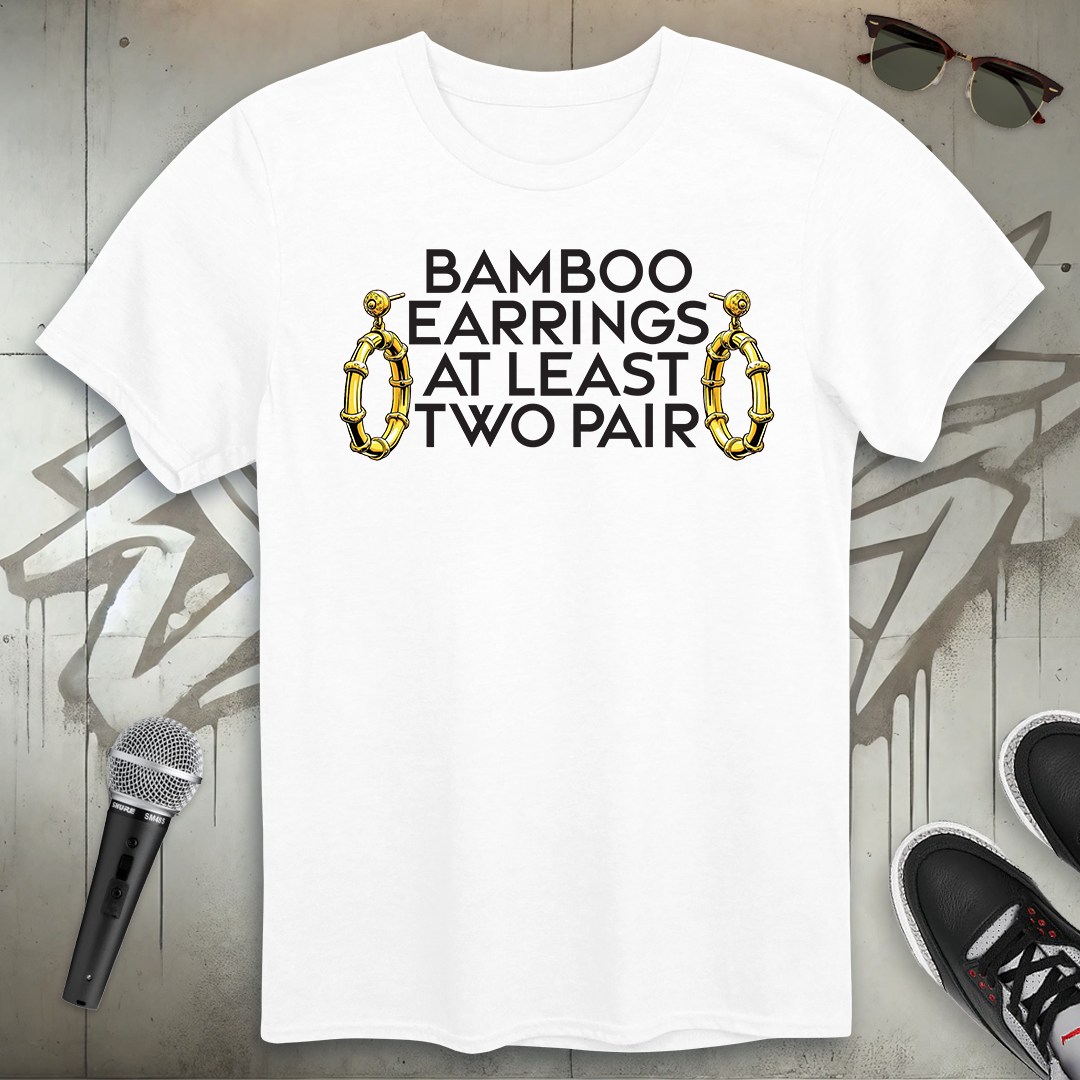 Bamboo Earrings T-Shirt