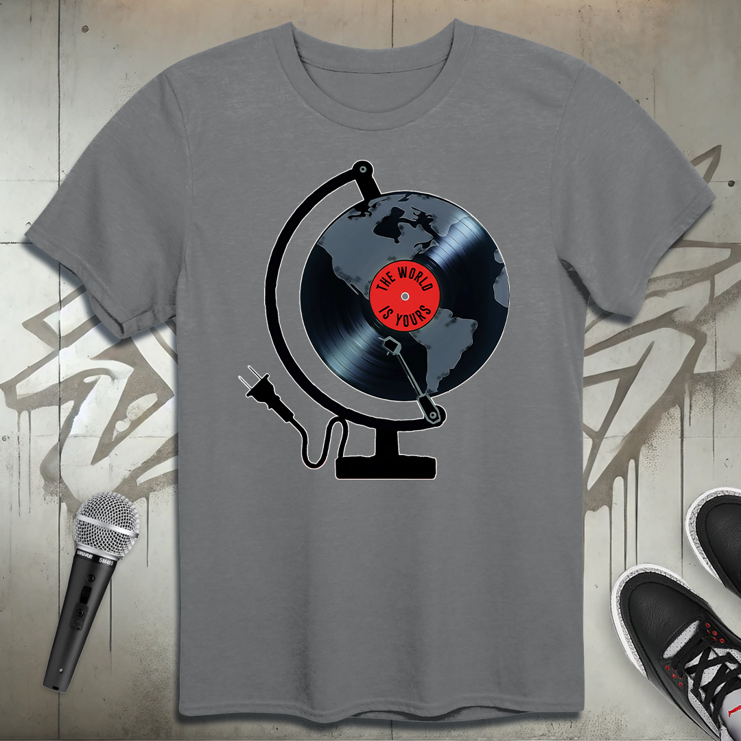 World Turntable T-Shirt