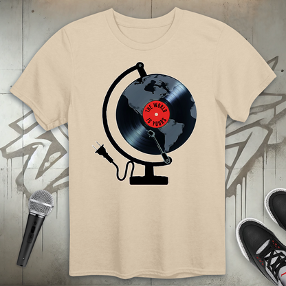 World Turntable T-Shirt