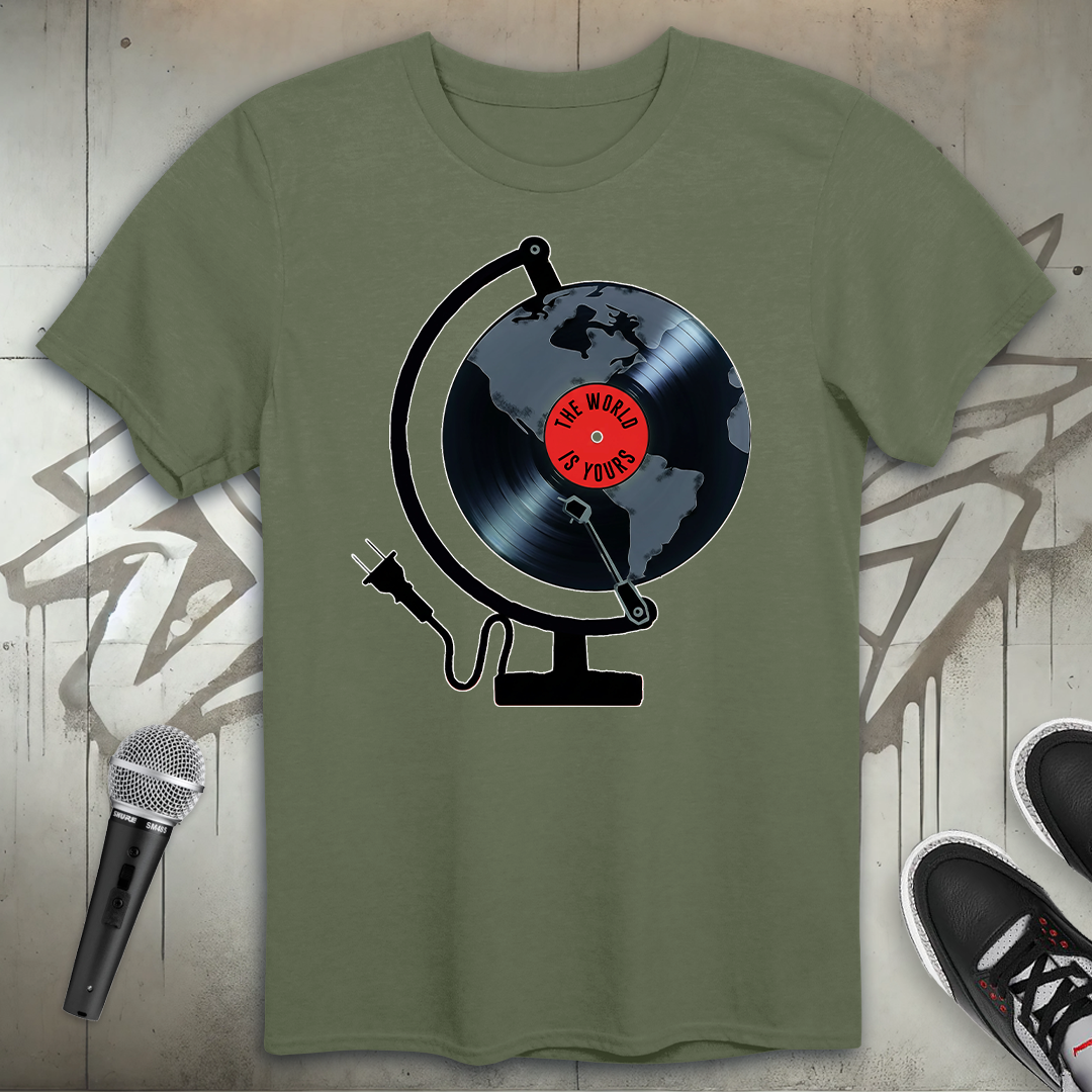 World Turntable T-Shirt