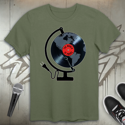 World Turntable T-Shirt