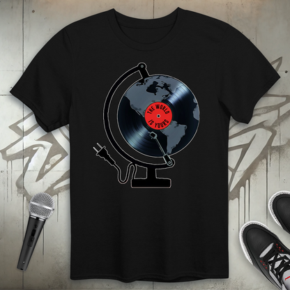 World Turntable T-Shirt