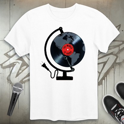 World Turntable T-Shirt