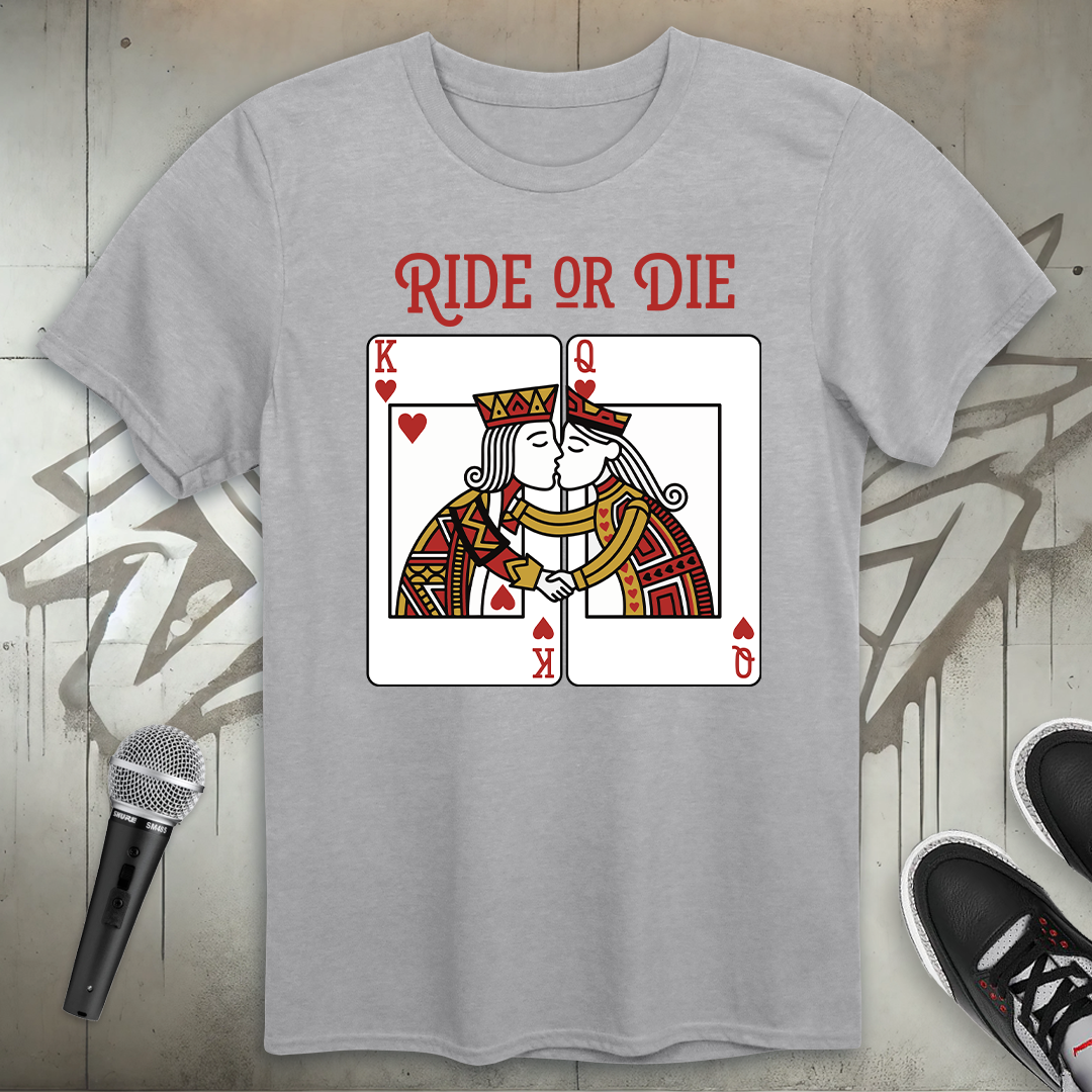 Ride Or Die Cards T-Shirt