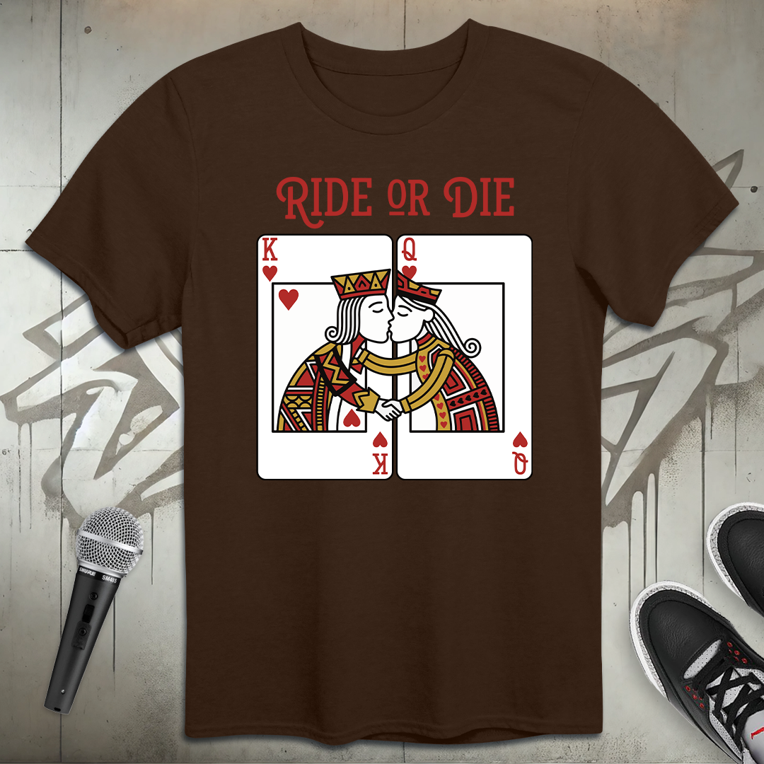 Ride Or Die Cards T-Shirt