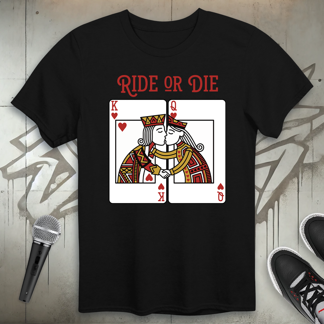 Ride Or Die Cards T-Shirt