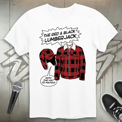Red And Black Lumberjack T-Shirt