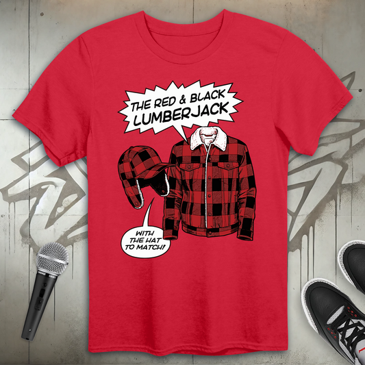 Red And Black Lumberjack T-Shirt