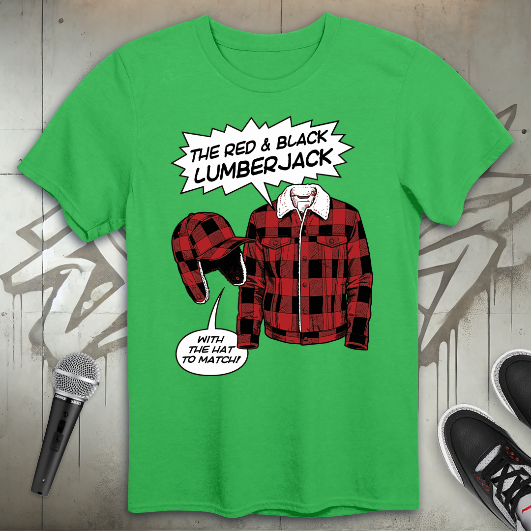 Red And Black Lumberjack T-Shirt