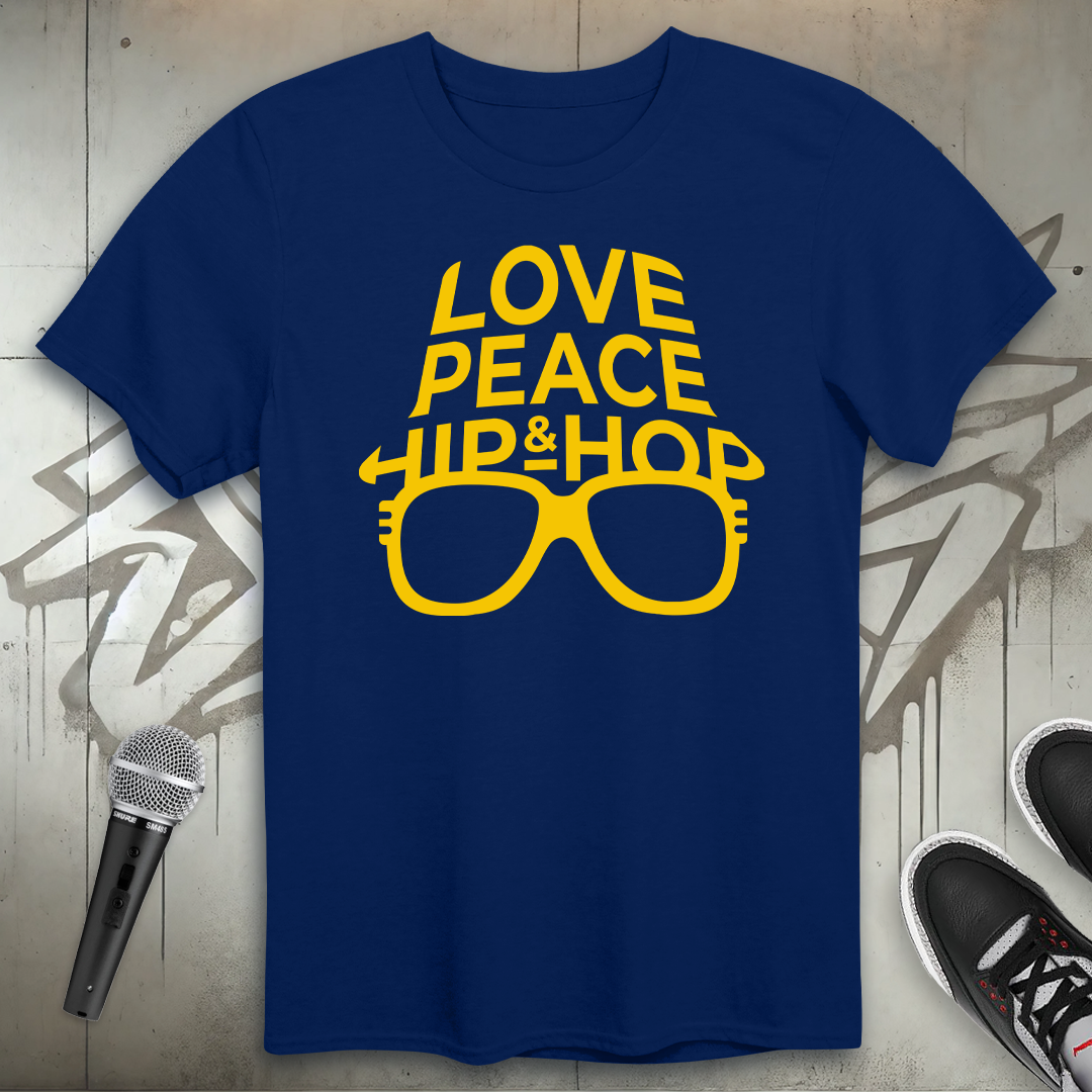 Love Peace & Hip-Hop T-Shirt