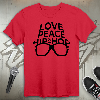 Love Peace & Hip-Hop T-Shirt