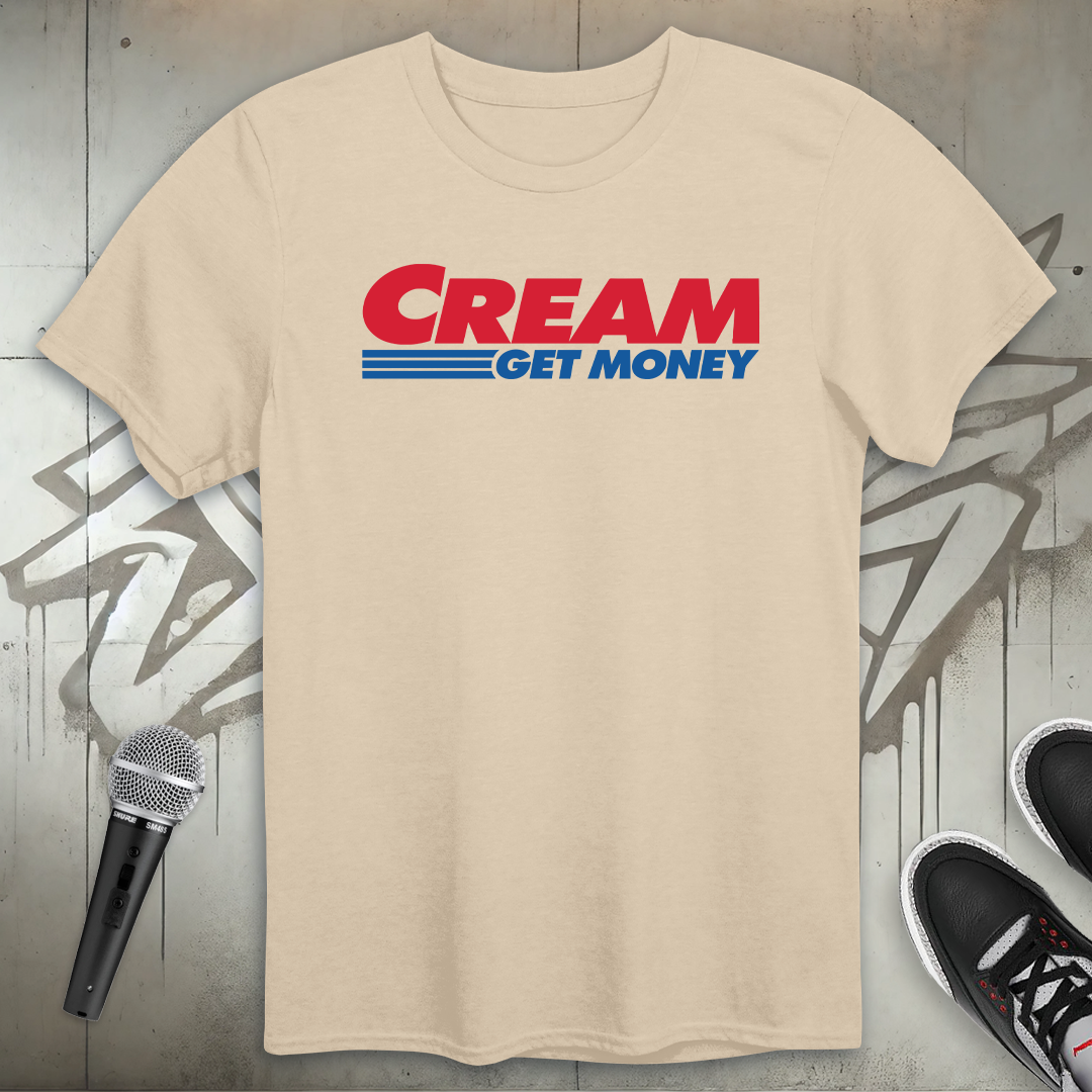 Cream Get Money T-Shirt