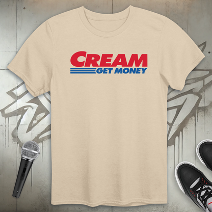 Cream Get Money T-Shirt