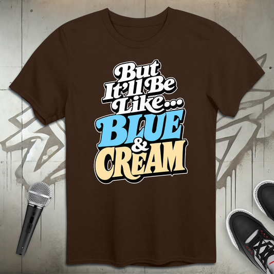 Blue And Cream T-Shirt