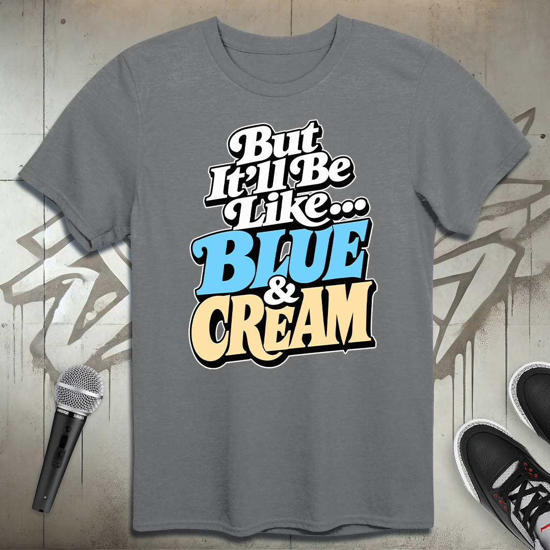 Blue And Cream T-Shirt