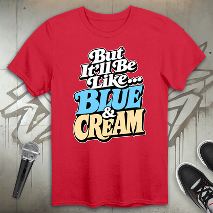 Blue And Cream T-Shirt