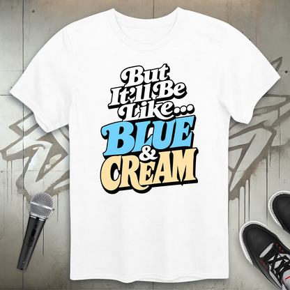 Blue And Cream T-Shirt