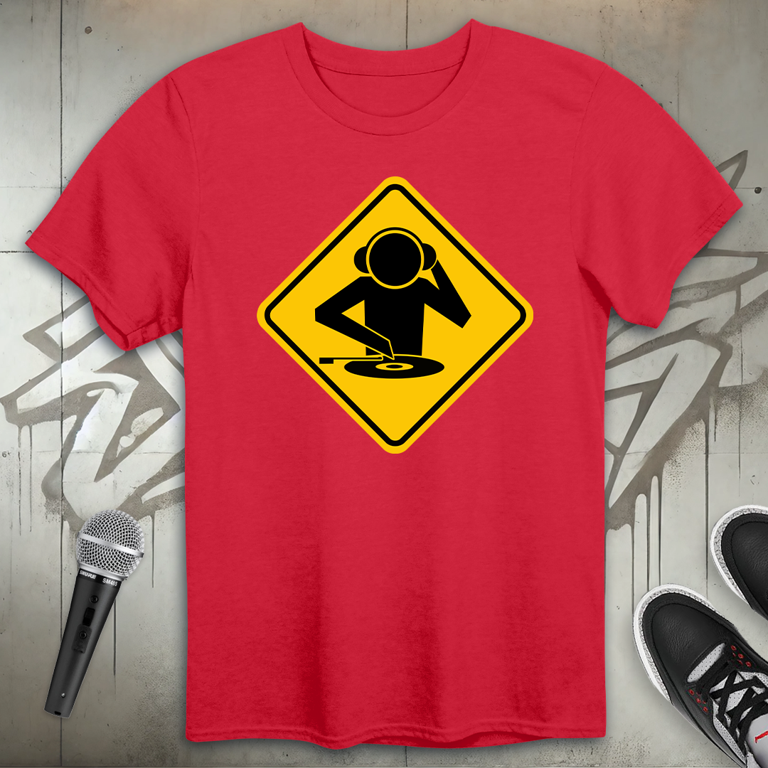 Caution DJ T-Shirt