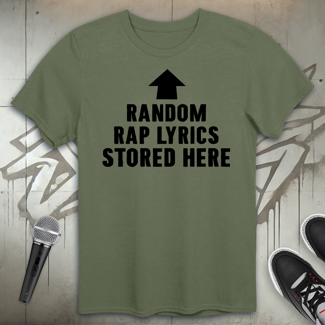 Random Rap Lyrics T-Shirt