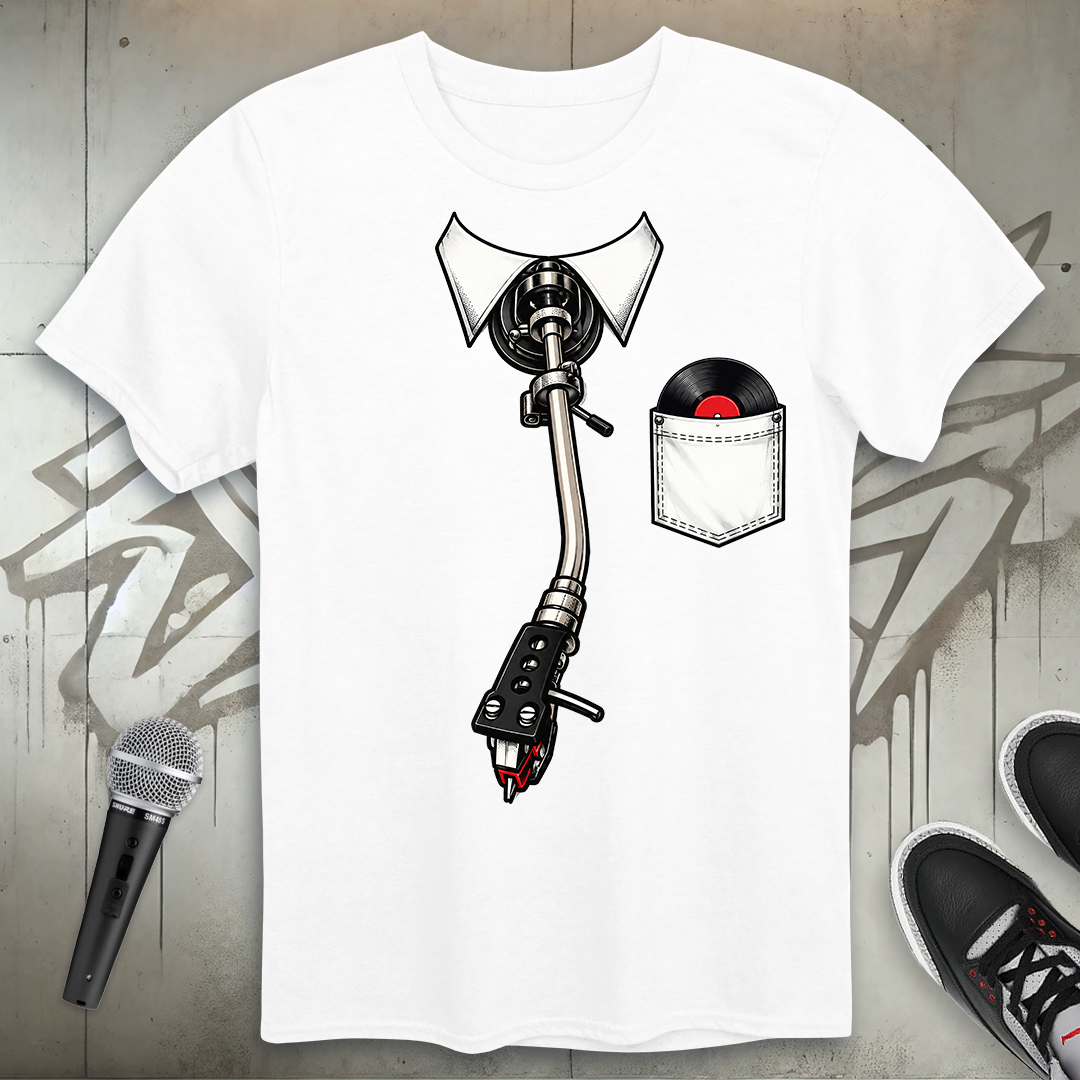 Turntable Tie T-Shirt