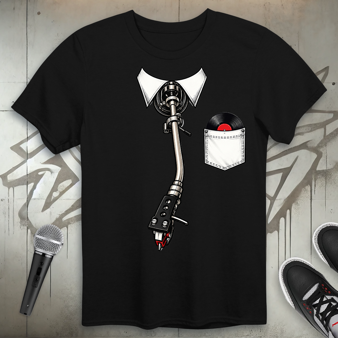 Turntable Tie T-Shirt