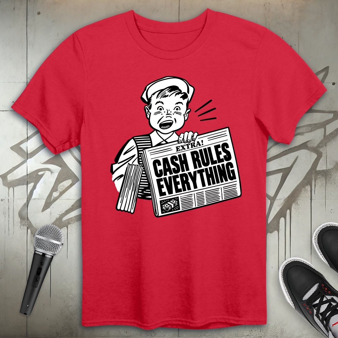 Headline Cash Rules T-Shirt