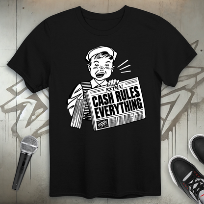 Headline Cash Rules T-Shirt