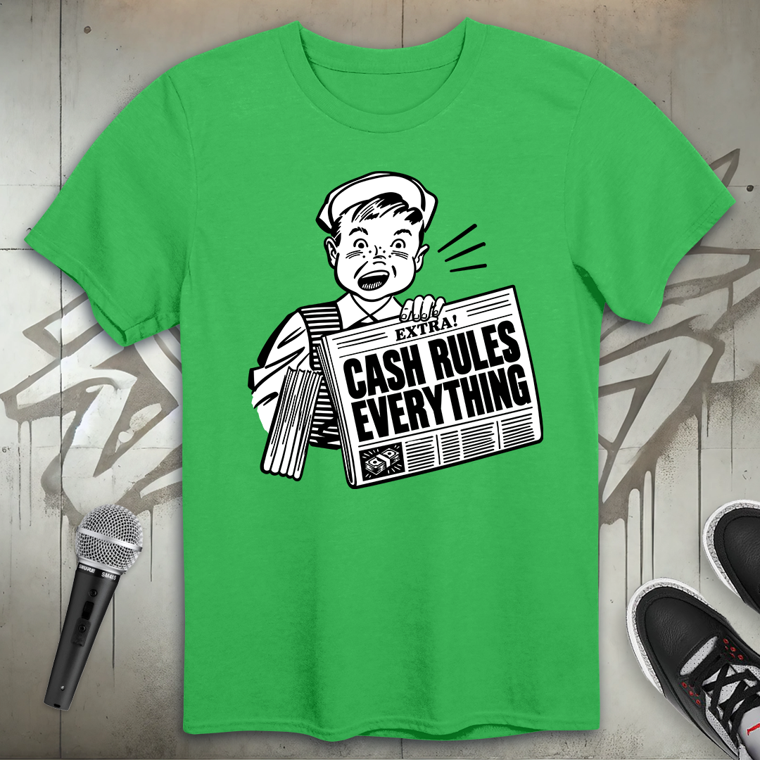 Headline Cash Rules T-Shirt