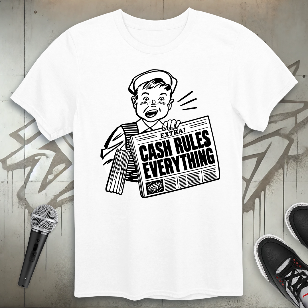 Headline Cash Rules T-Shirt