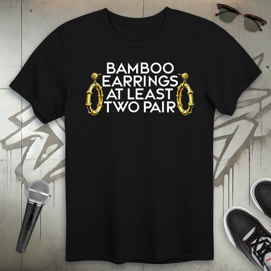 Bamboo Earrings T-Shirt