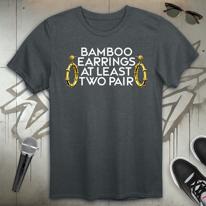 Bamboo Earrings T-Shirt