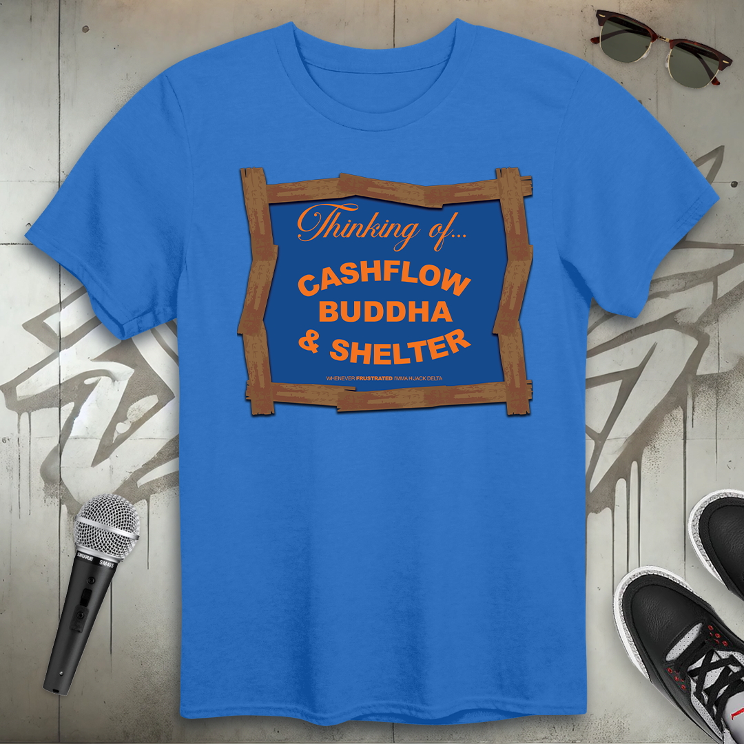 Cashflow Buddha & Shelter T-Shirt