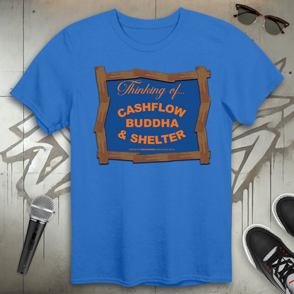 Cashflow Buddha & Shelter T-Shirt