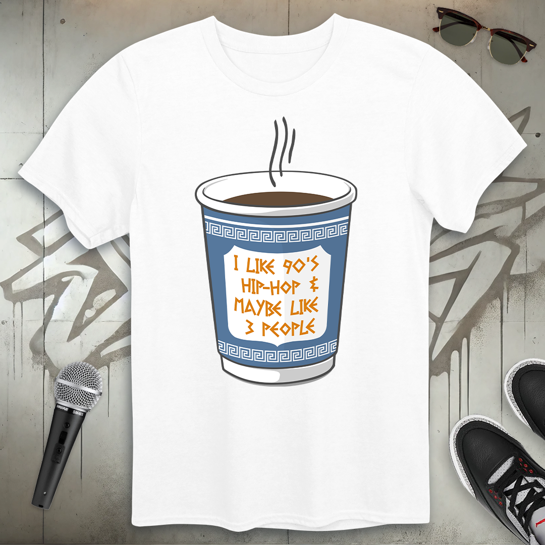 90's Hip-Hop Coffee Cup T-Shirt